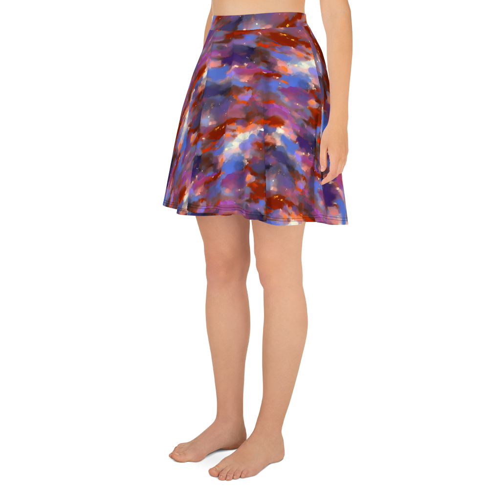 Skater Skirt - Celestial Brushstroke