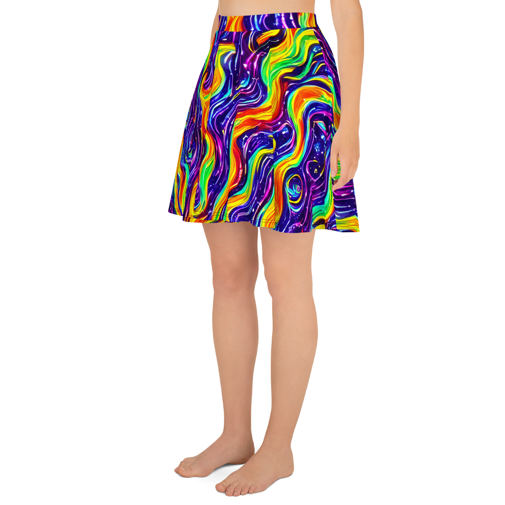 Skater Skirt - Galactic Flames