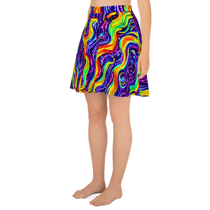 Skater Skirt - Galactic Flames