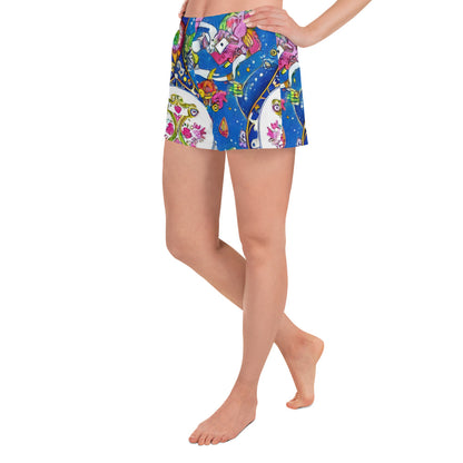 Women’s Athletic Shorts - Galactic Masquerade