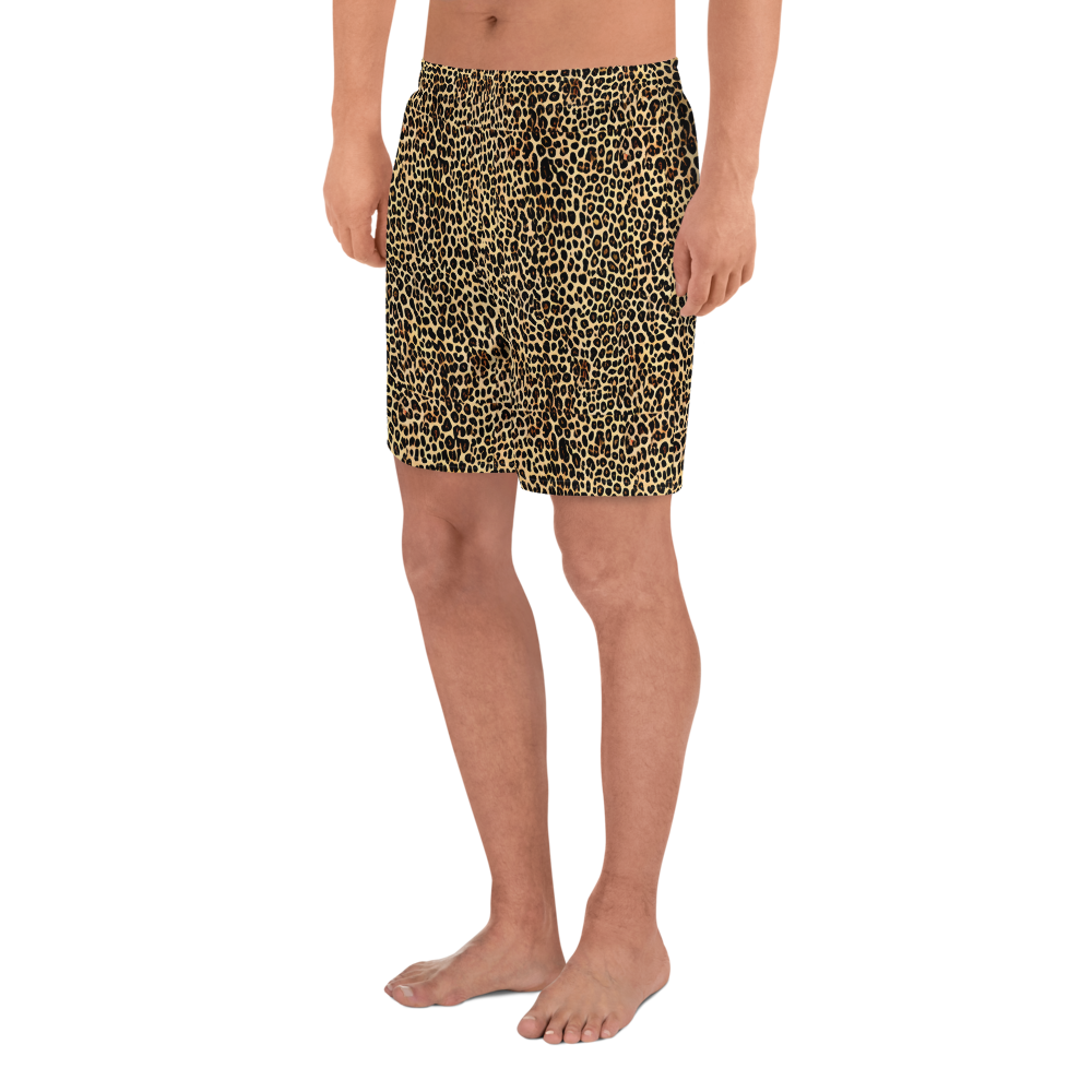 Men's Athletic Shorts - Cheetah Mosaic