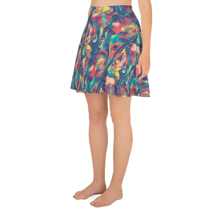 Skater Skirt - Neon Aurora