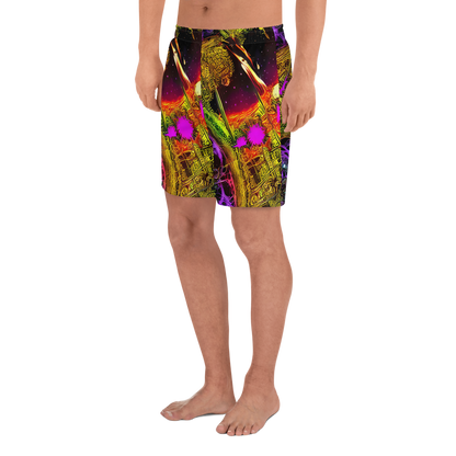 Men's Athletic Shorts - Neon Glyphworks