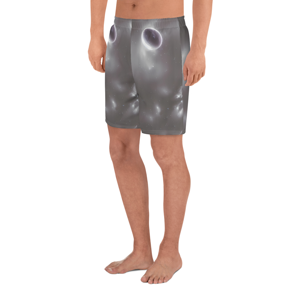 Men's Athletic Shorts - Silver Nebula