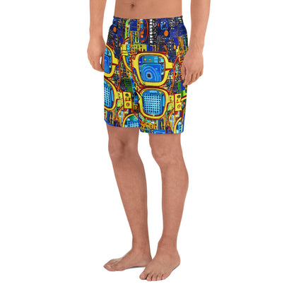 Men's Athletic Shorts - Circuitous Vision