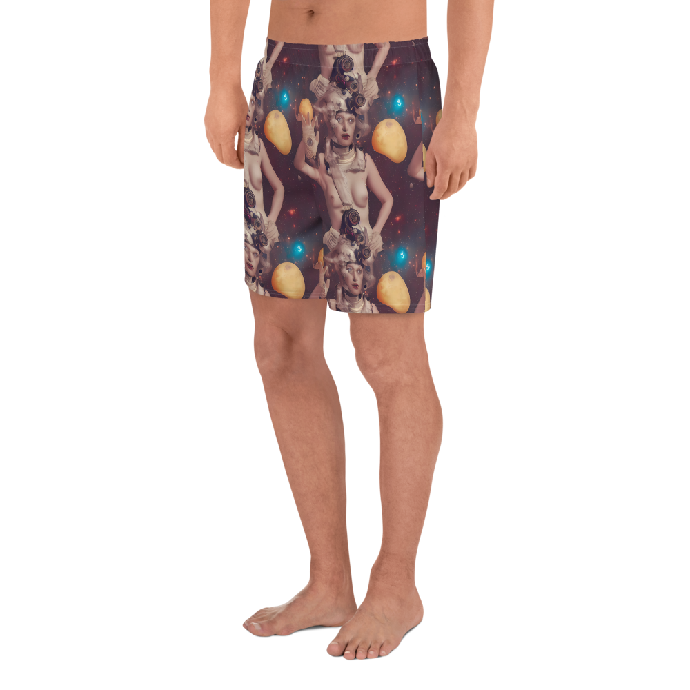 Men's Athletic Shorts - Nebula Siren