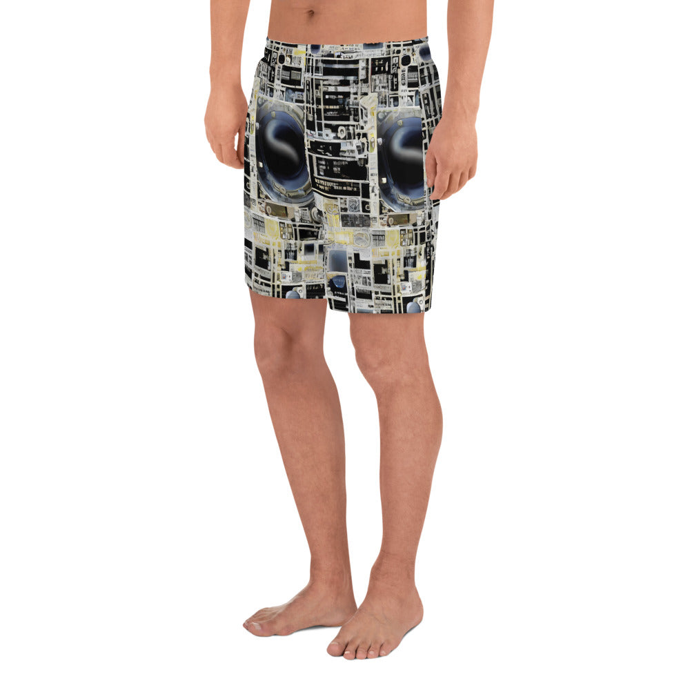 Men's Athletic Shorts - High Contrast, As A Texture, David Eugene Henry, Grace English