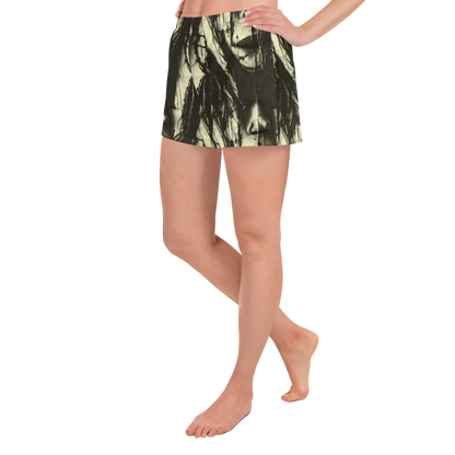 Women’s Athletic Shorts - Eclipse Veil