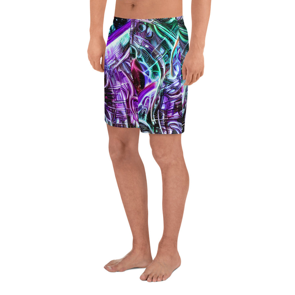 Men's Athletic Shorts - Nebula Fusions