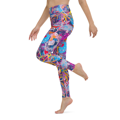 Yoga Leggings - Vibrant Fusion