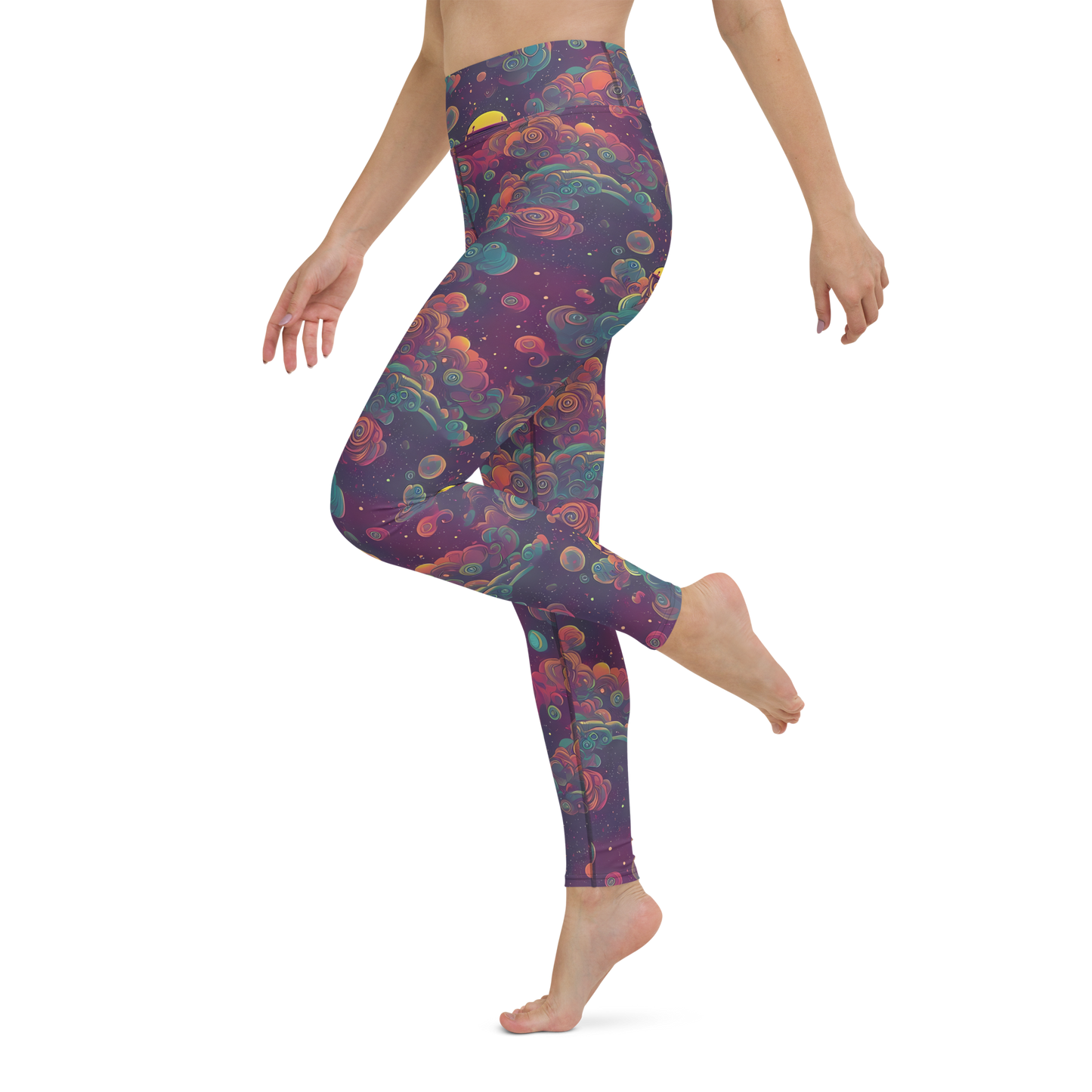 Yoga Leggings - Nebula Dreamscape