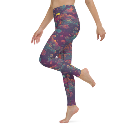 Yoga Leggings - Nebula Dreamscape