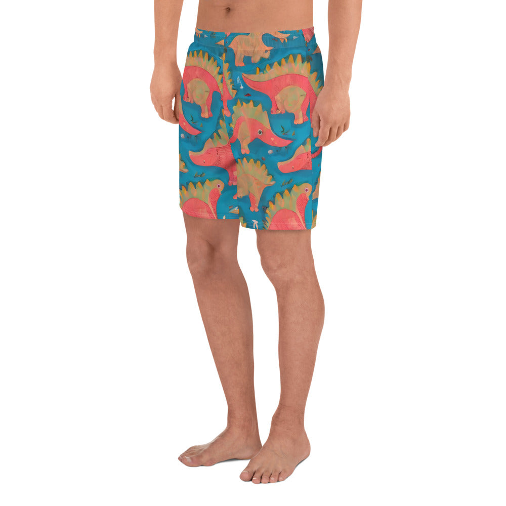 Men's Athletic Shorts - Jurassic Jive