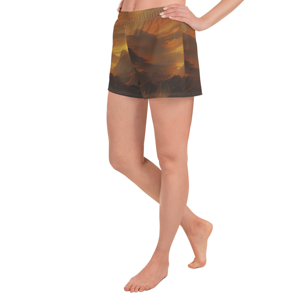 Women’s Athletic Shorts - Sunset Shores