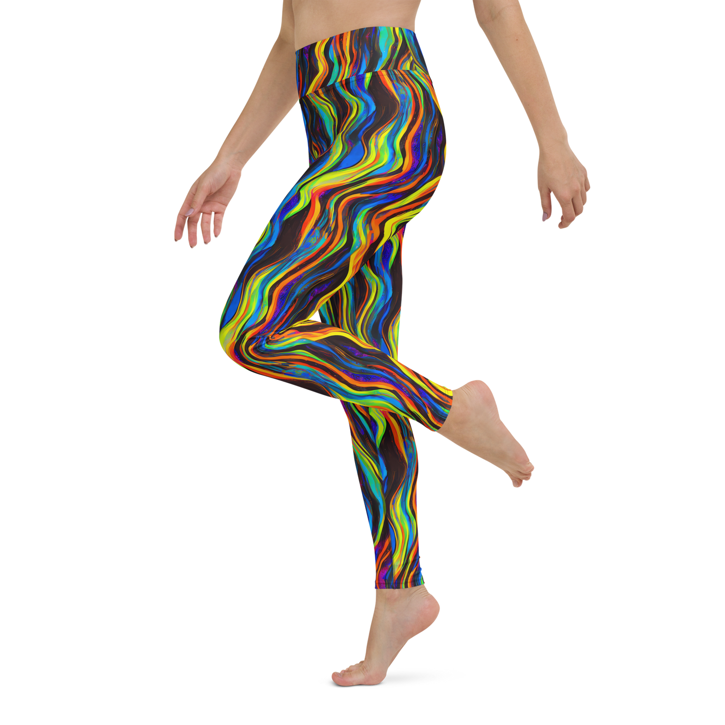 Yoga Leggings - Celestial Waves