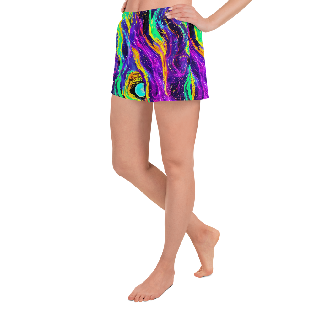 Women’s Athletic Shorts - Jackson Swirl