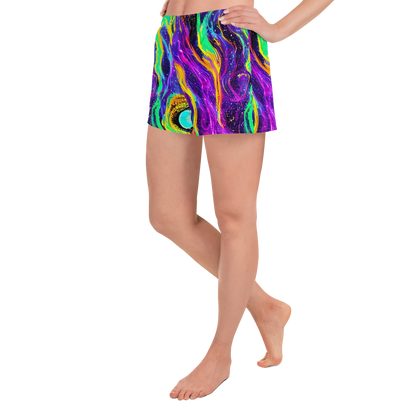 Women’s Athletic Shorts - Jackson Swirl