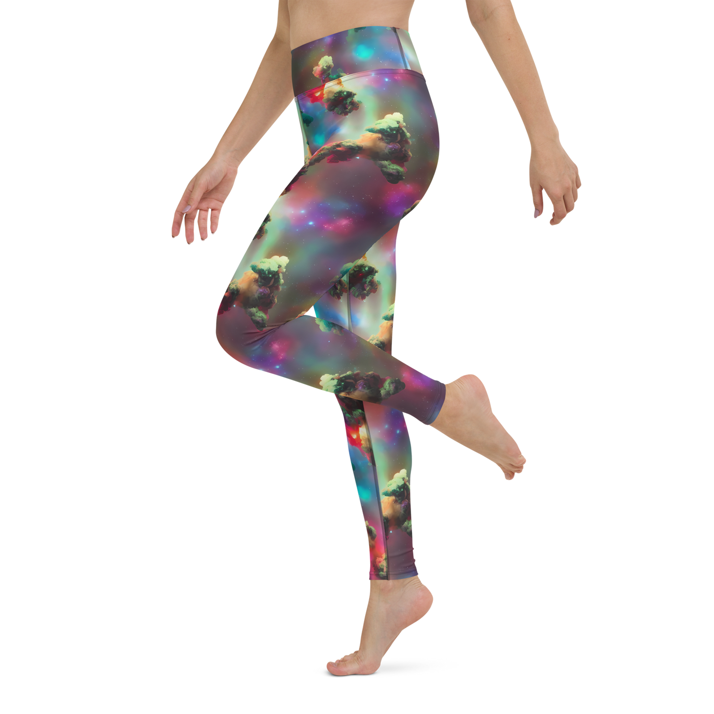 Yoga Leggings - Nebula Dreams