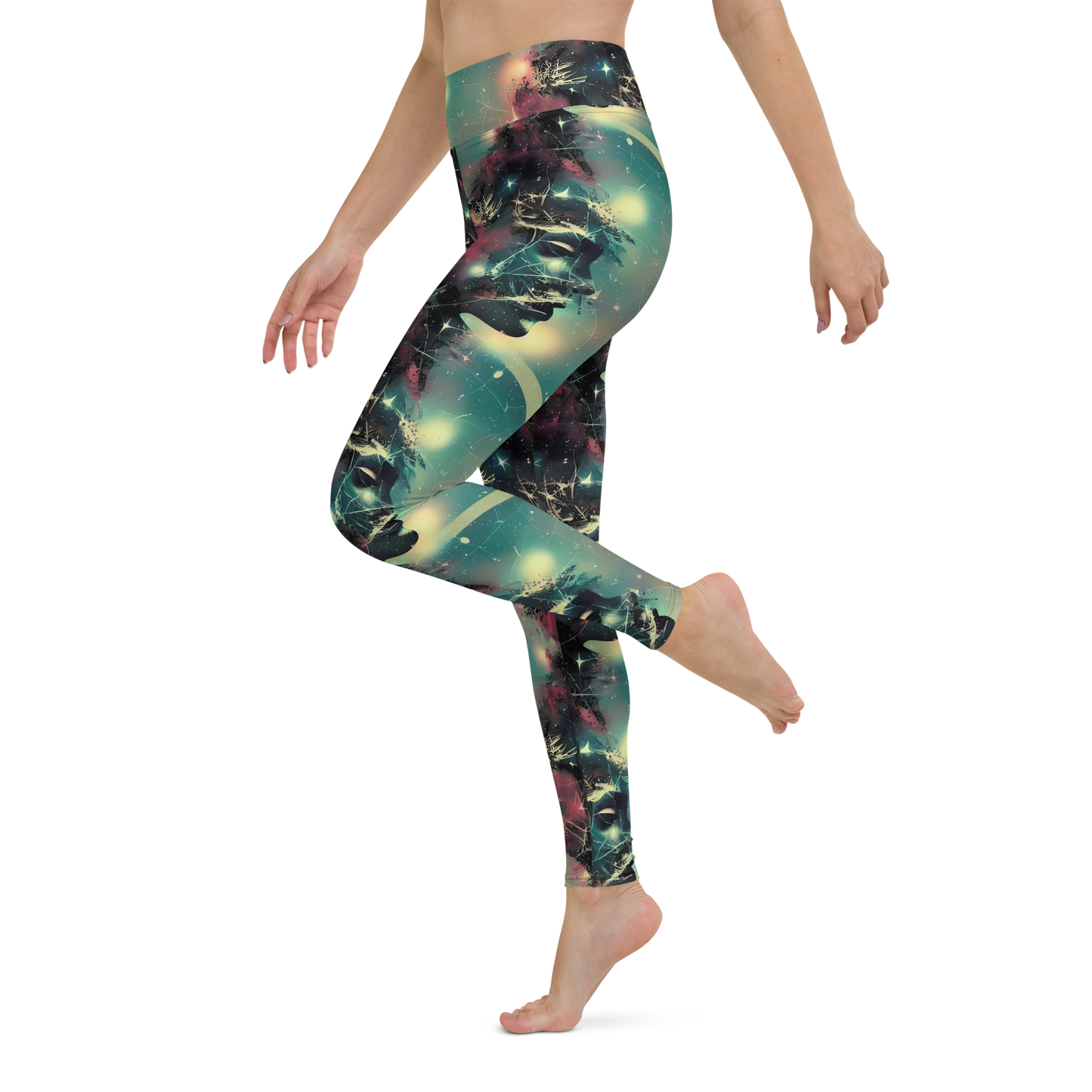 Yoga Leggings - Galactic Serpent