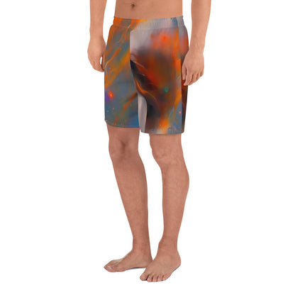 Men's Athletic Shorts - Whispering Ember