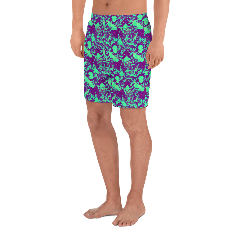 Men's Athletic Shorts - Alien Ripples