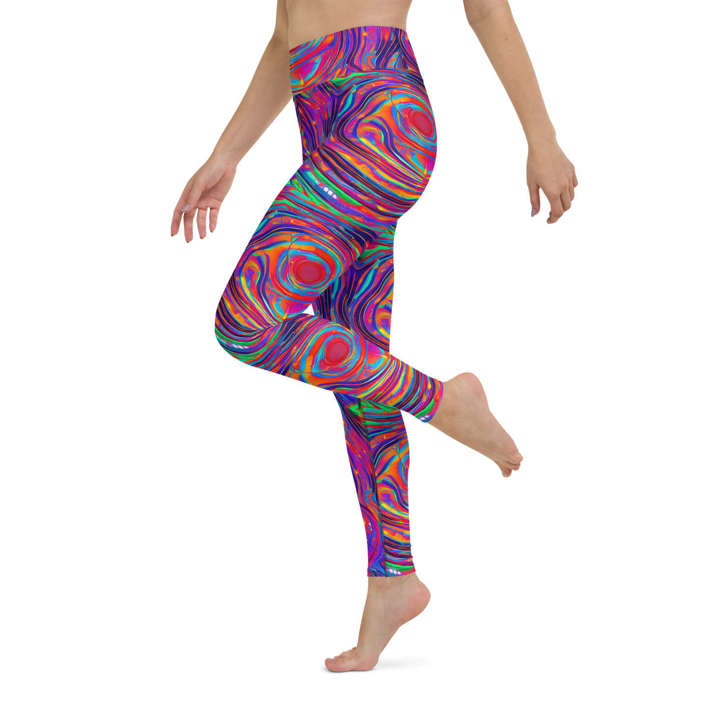 Yoga Leggings - Quantum Spiral