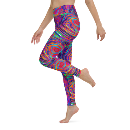 Yoga Leggings - Quantum Spiral