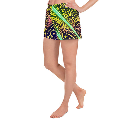 Women’s Athletic Shorts - Isenbrant Illumination