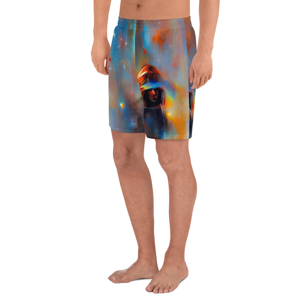 Men's Athletic Shorts - Asterglow Veil