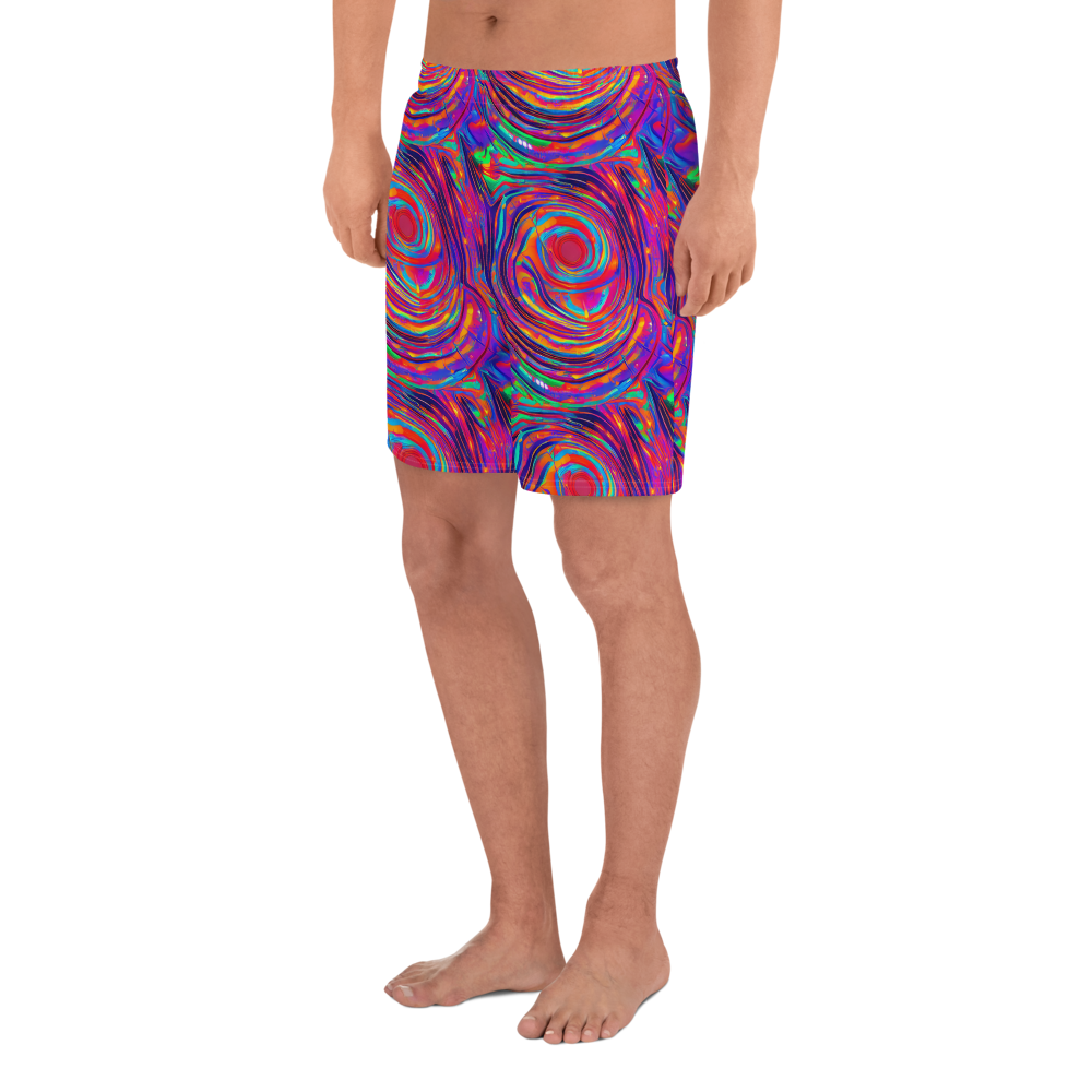 Men's Athletic Shorts - Quantum Spiral