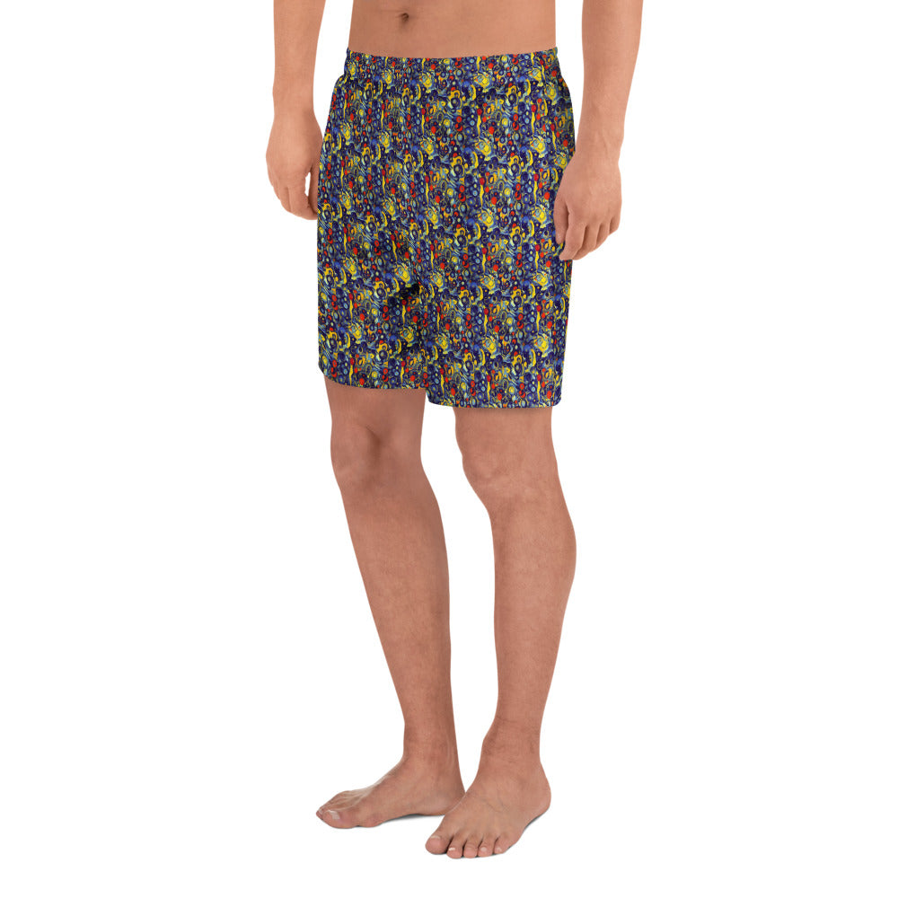 Athletic Long Shorts - Dynamic Doodles