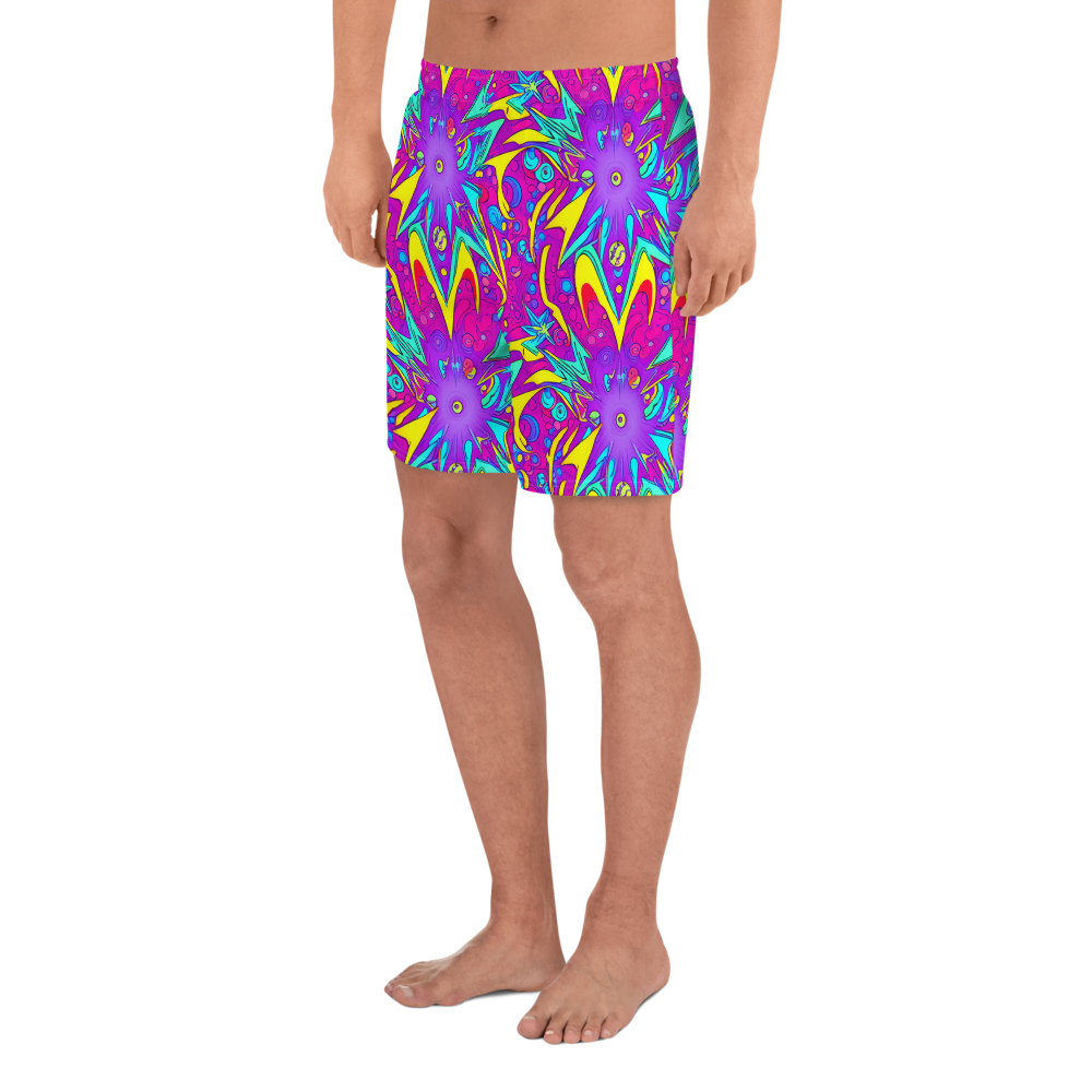Men's Athletic Shorts - Nebula Radiance