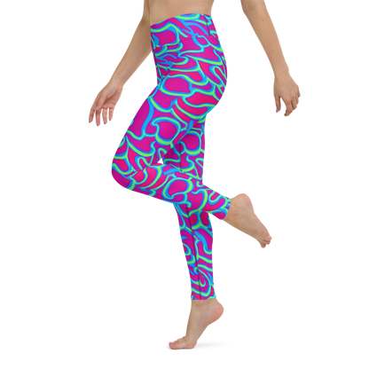 Yoga Leggings - Aquatic Ember