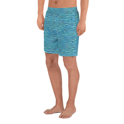 Men's Athletic Shorts - Aqua Drift