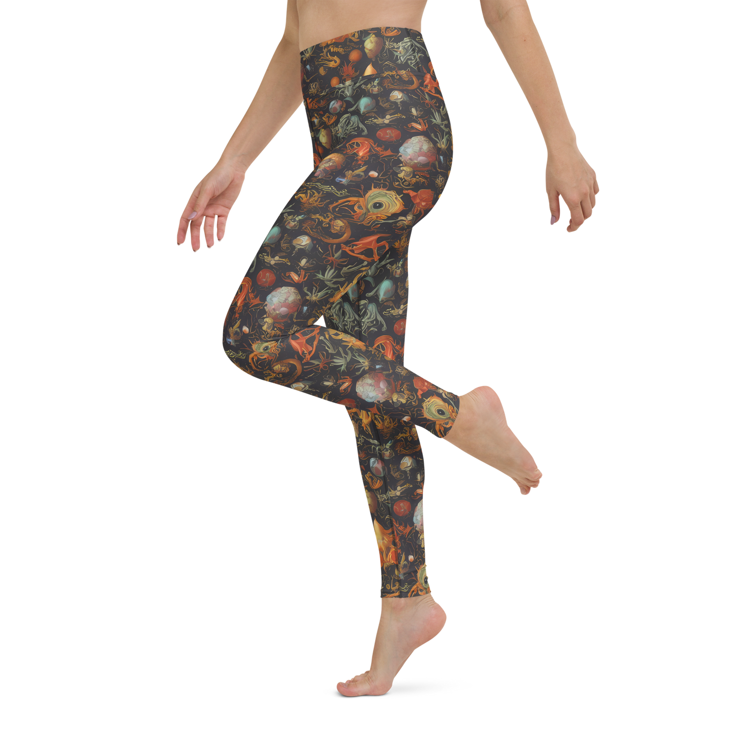 Yoga Leggings - Florescent Void