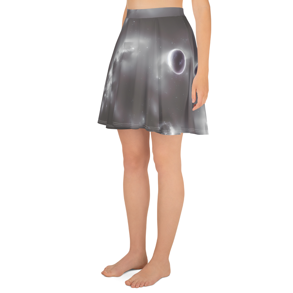 Skater Skirt - Silver Nebula