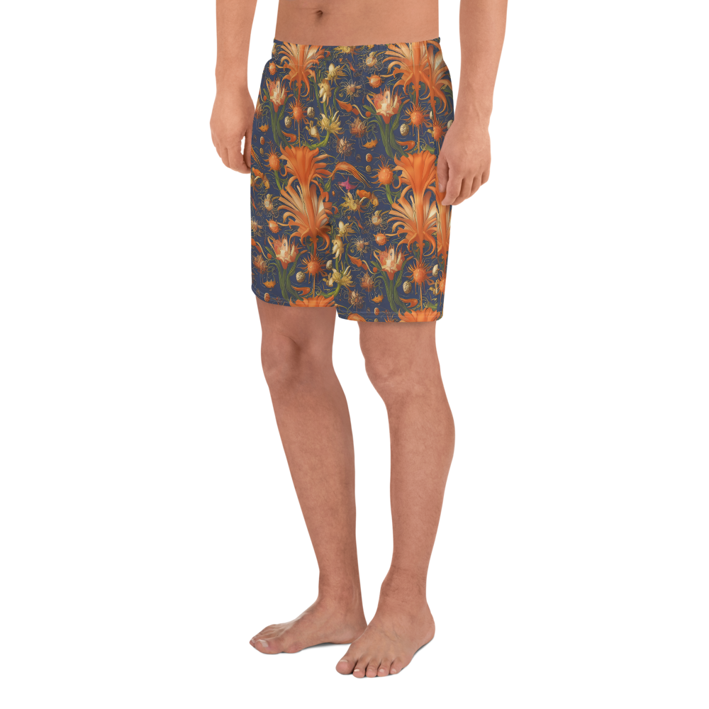 Men's Athletic Shorts - Stellar Blooms