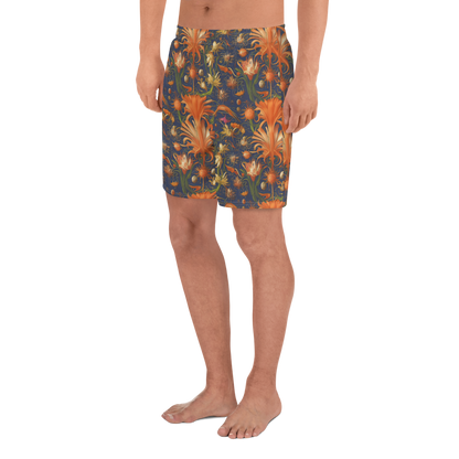 Men's Athletic Shorts - Stellar Blooms