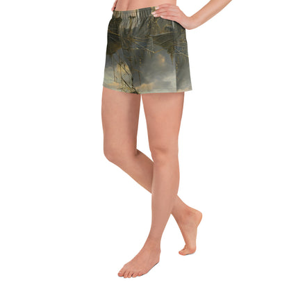 Women’s Athletic Shorts - Ethereal Armada