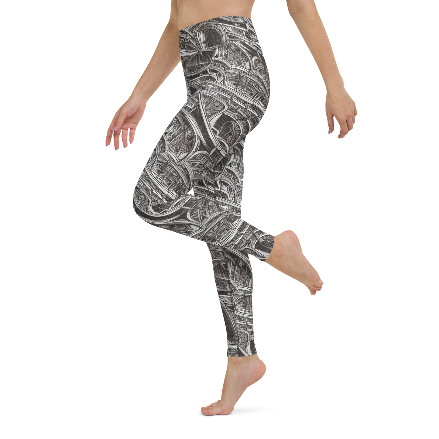 Yoga Leggings - Piranesi's Dream