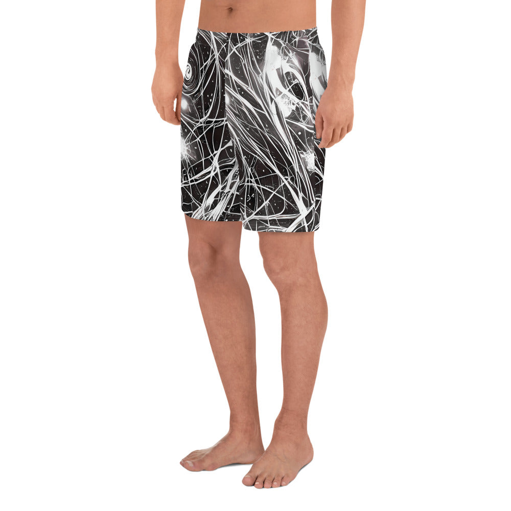 Men's Athletic Shorts - Twilight Vortex