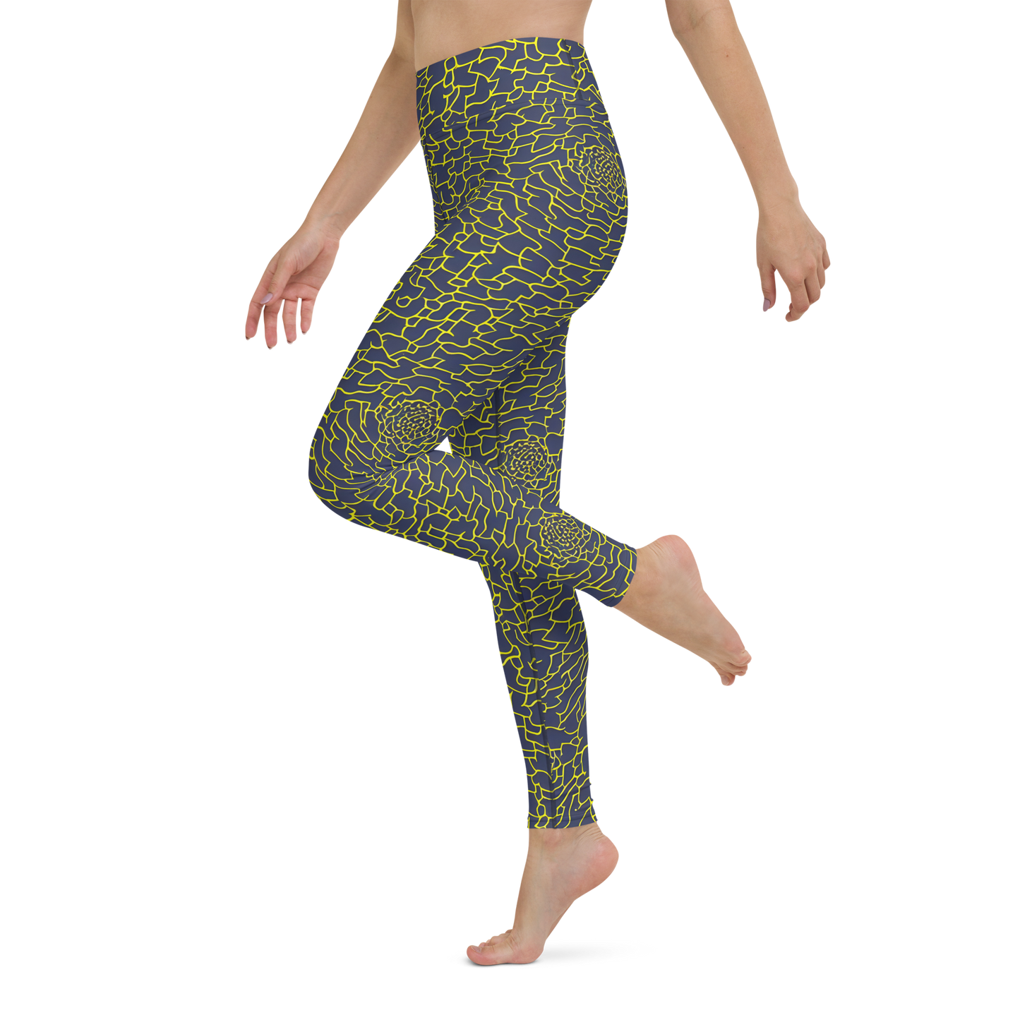 Yoga Leggings - Nightshade Maze