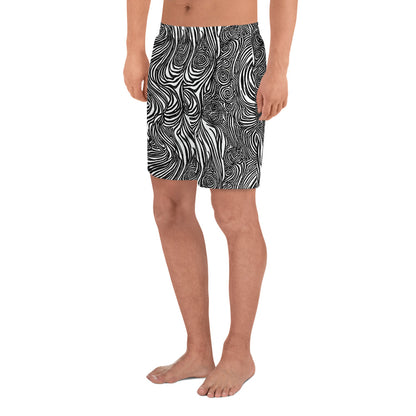 Men's Athletic Shorts - Tidal Tangle
