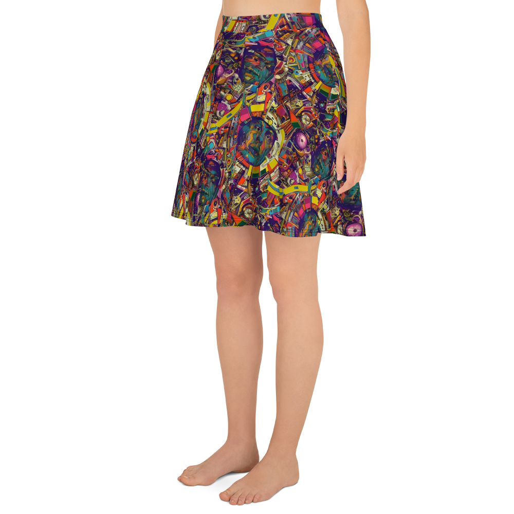 Skater Skirt - Cosmic Collage