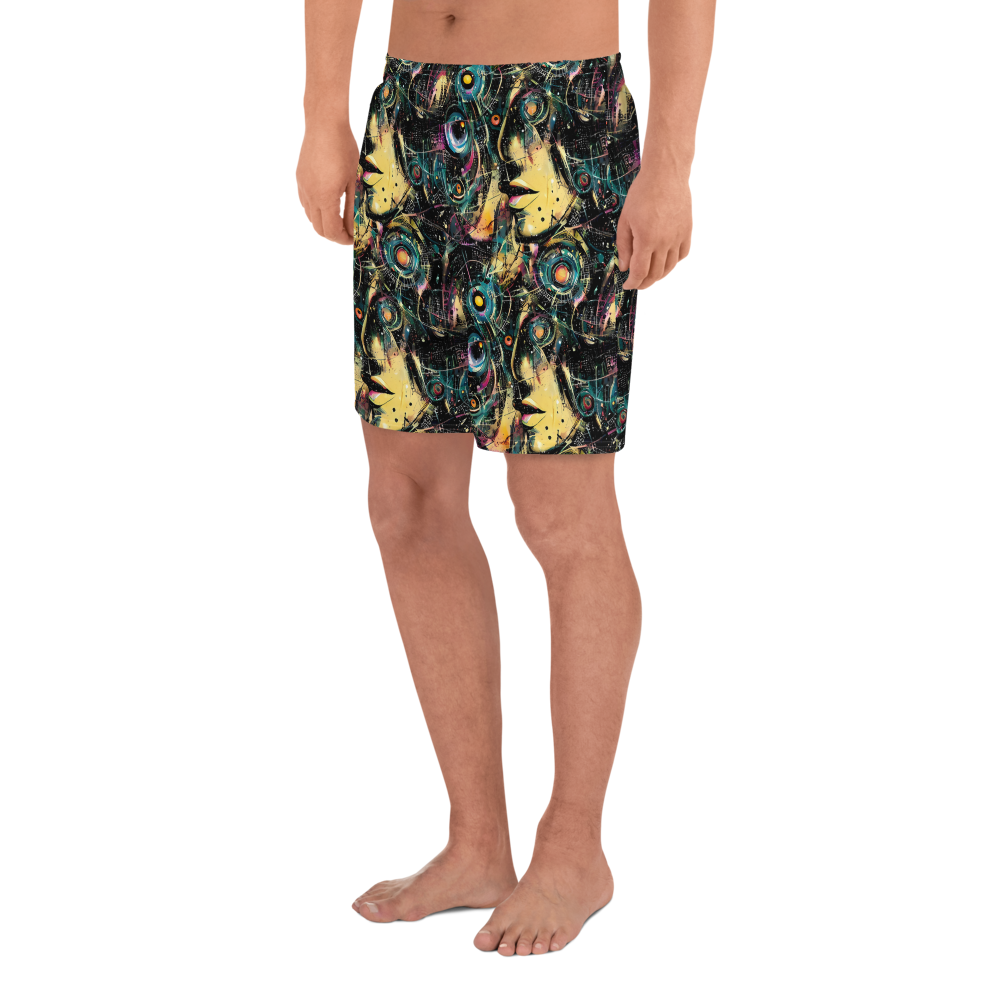 Men's Athletic Shorts - Celestial Echoes