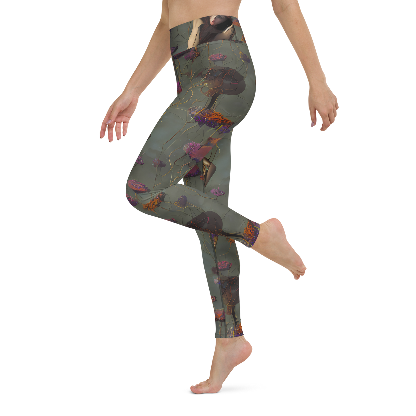 Yoga Leggings - Ethereal Bloom