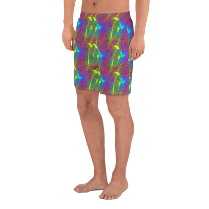 Men's Athletic Shorts - Prismatic Web