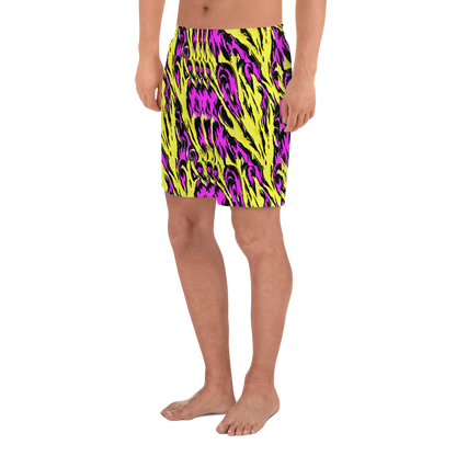 Men's Athletic Shorts - Neon Savanna