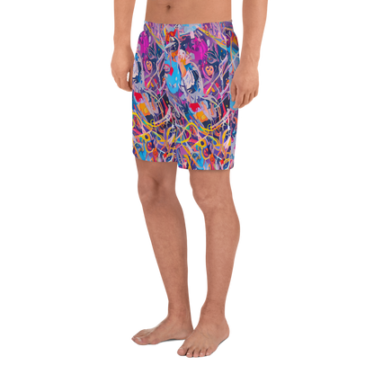 Men's Athletic Shorts - Vibrant Fusion