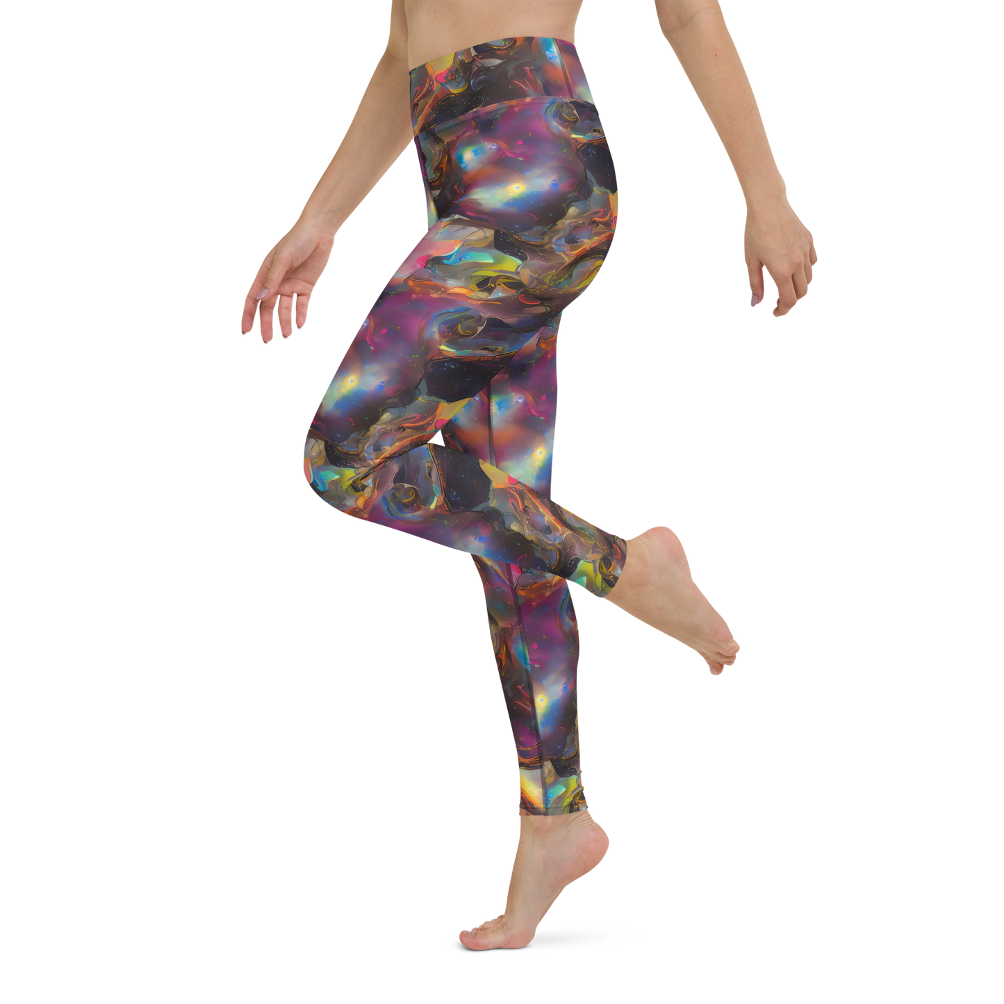 Yoga Leggings - Cosmic Fusion